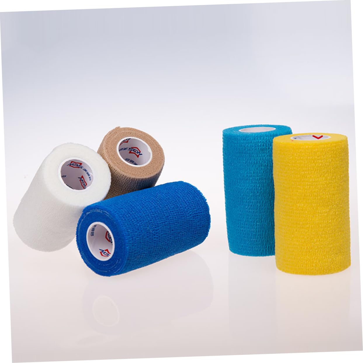 ABOOFAN Self-Adhesive Elastic Wrap 7.5x450cm Adhesive Big Bandages for Athletes Outdoor Activities