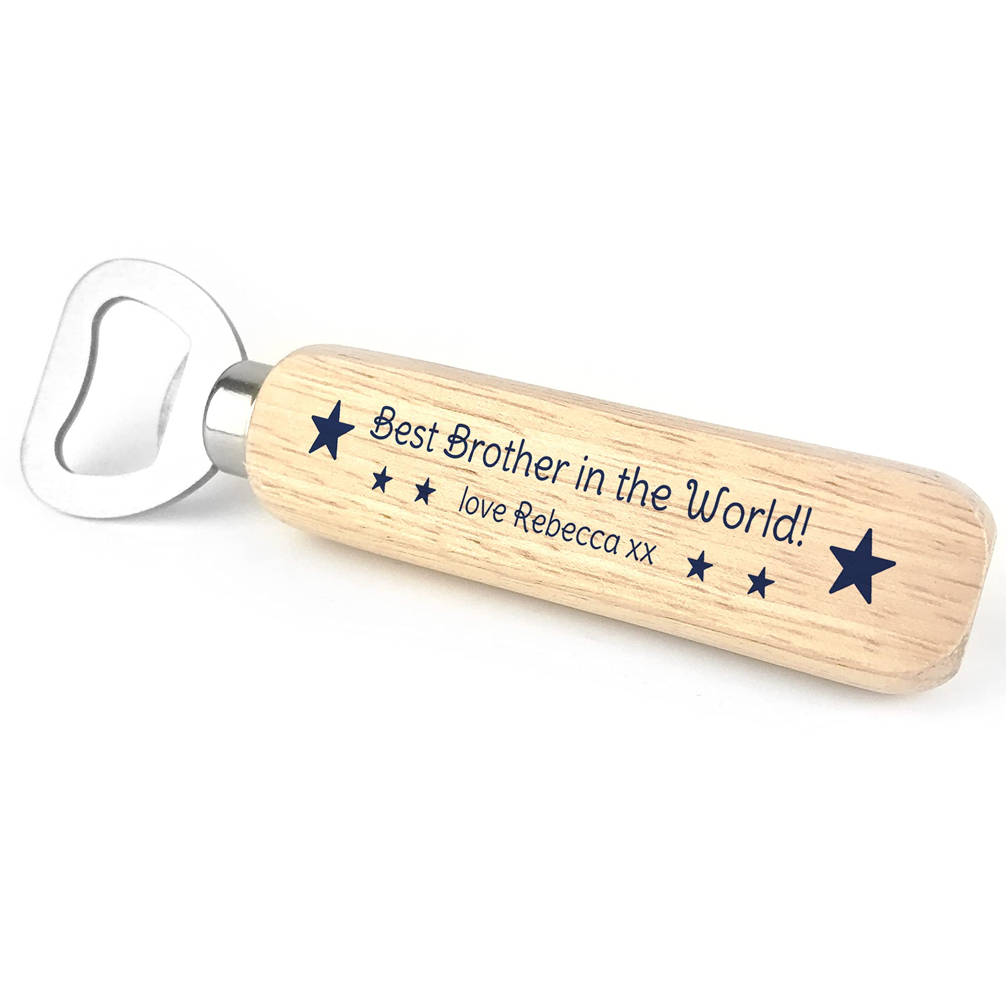 Novelty Gift for Brother Birthday Christmas Bottle Opener Personalised Gift for Him