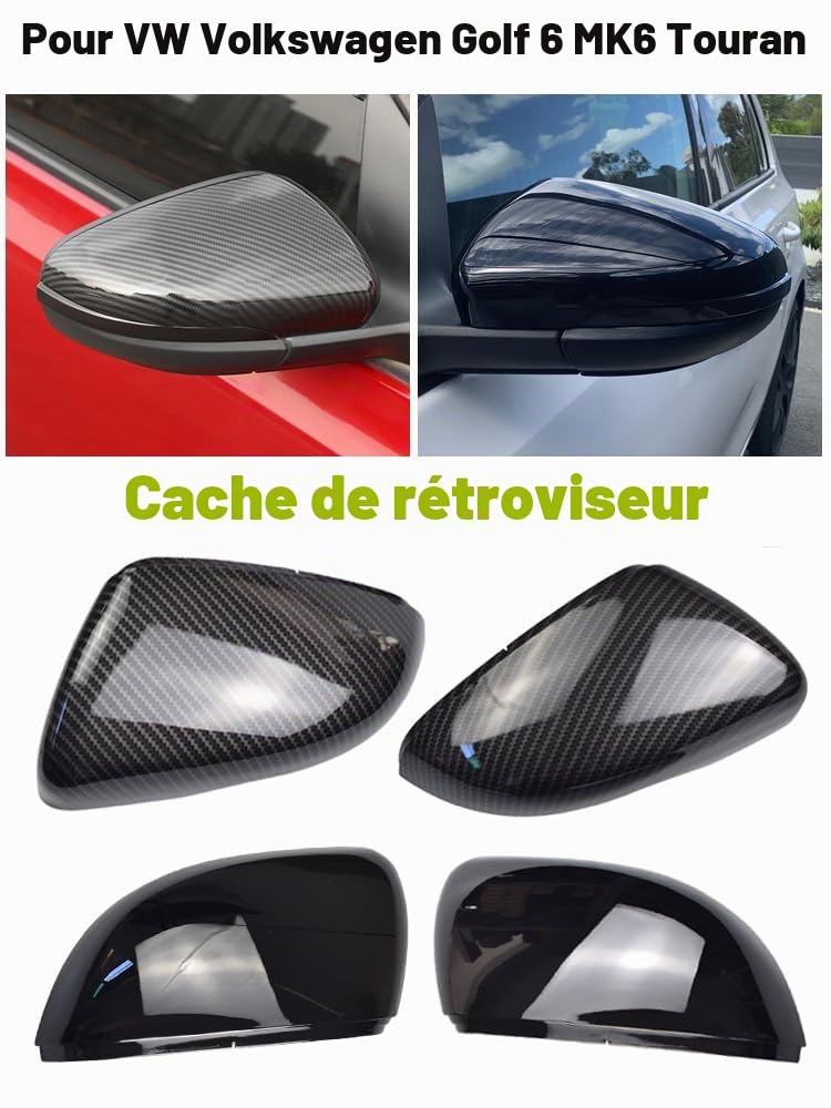 coques de rétroviseurs pour Volkswagen GOLF 6 VI MK6