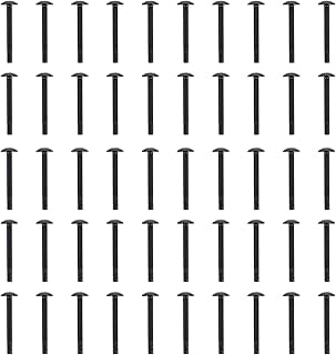 UKCOCO Pc Case Fans Pc Case Fans Computer Fan Screws, 50pcs Case Fan Screws Reducing Vibration PC Case Cooling Round Head Screws Fastener Computer Cooling Fan Mount Screws Metal Case Metal Case