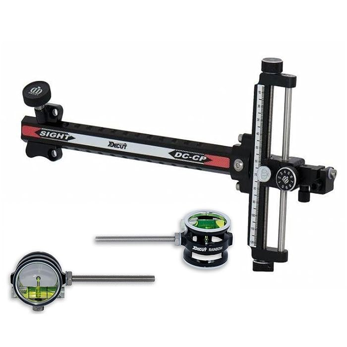 Buy Decut Archery Compound Bow Sight Black Rainbow Scope Diopter +0.75