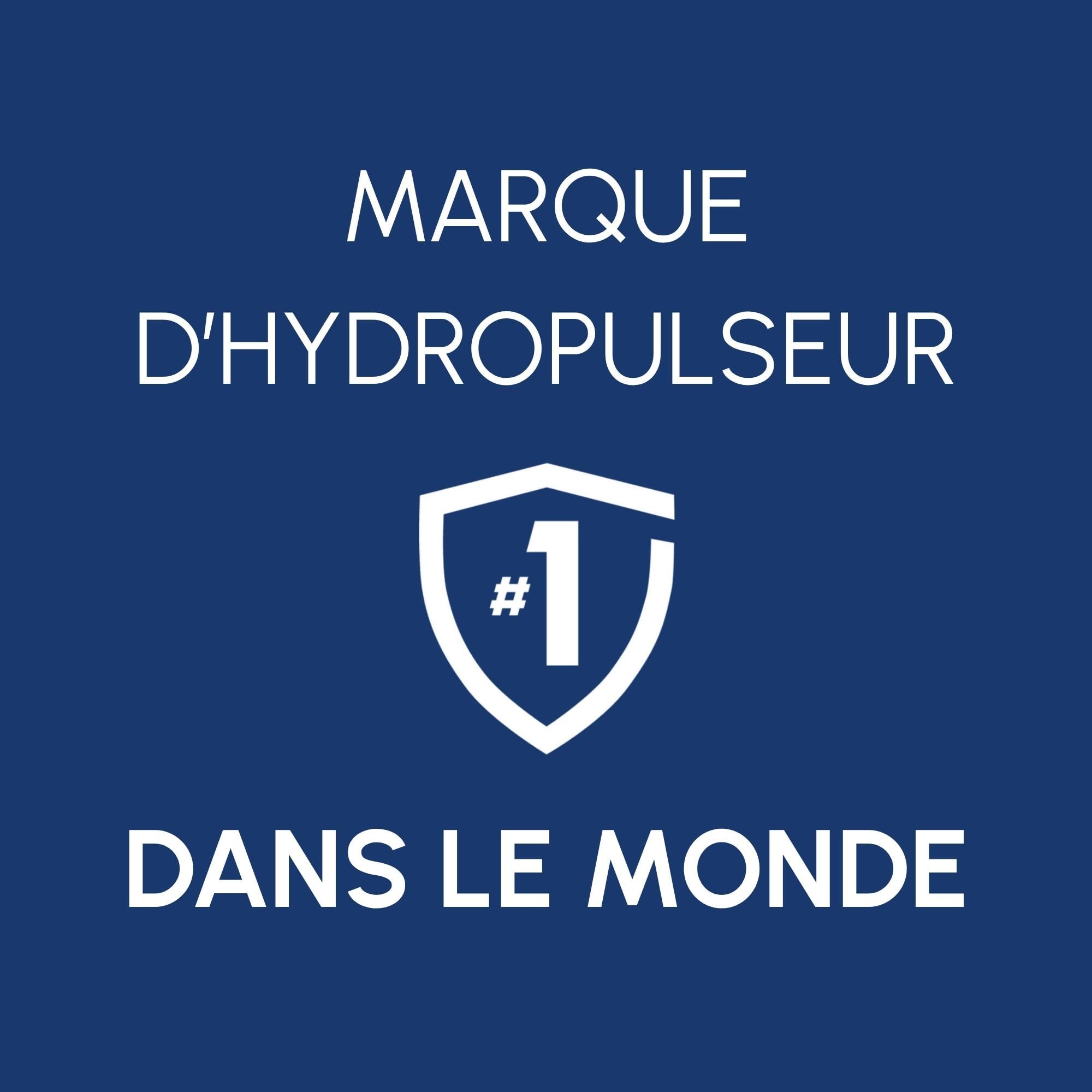 Waterpik Advanced - Hydropulseur Dentaire Sans Fil, Jet Dentaire Portable Rechargeable avec Câble USB, Élimine la Plaque, 3 Niveaux de Pression, Blanc (WP-580EU)