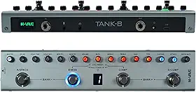M-VAVE VEDO Tank-B Pedal de Multiefeitos para Baixo: 36 Predefinições, 9 Simulações de Amplificador, Bluetooth, Gravação Interna, Bateria Recarregável e 8 IRs para Músicos Brasileiros