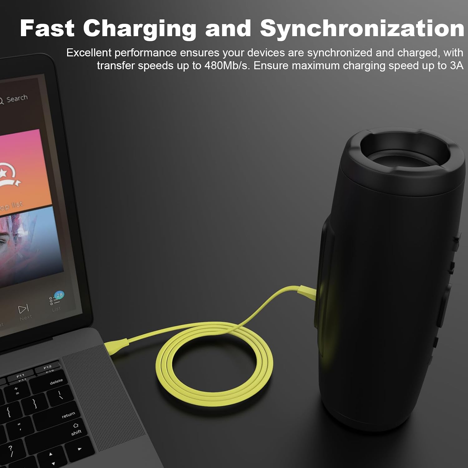 Replacement UE Boom USB Charging Cable Cord Wire Compatible with Ultimate Ears UE Wonderboom, UE Boom, UE Roll Speakers, Boom 3, MEGABOOM 3, MEGABLAST Speaker (3.9 FT)