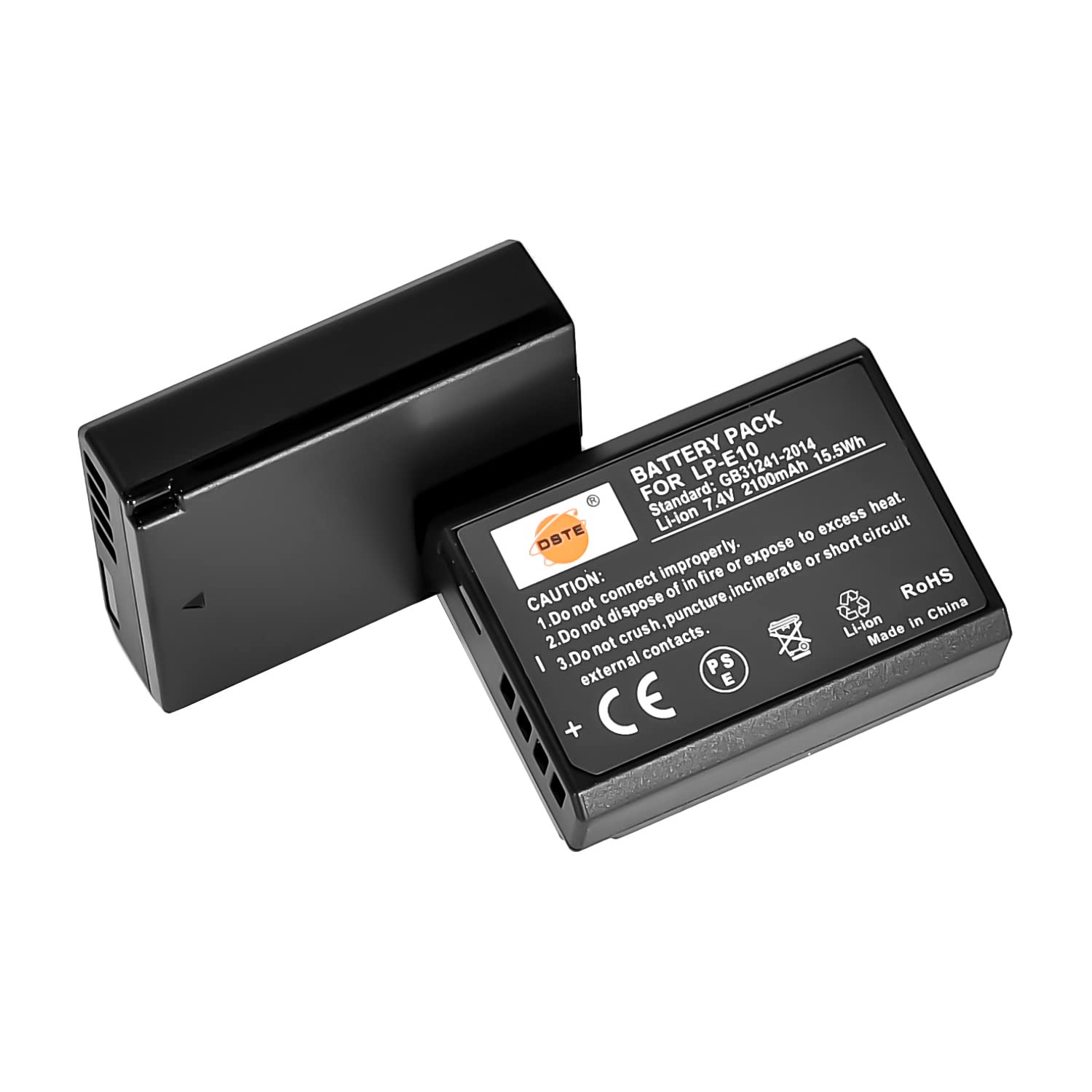 DSTE 2PCS LP-E10 baterías y Cargador para cámara Canon EOS 1100D 1200D X50 X70 Rebel T3 Rebel T5