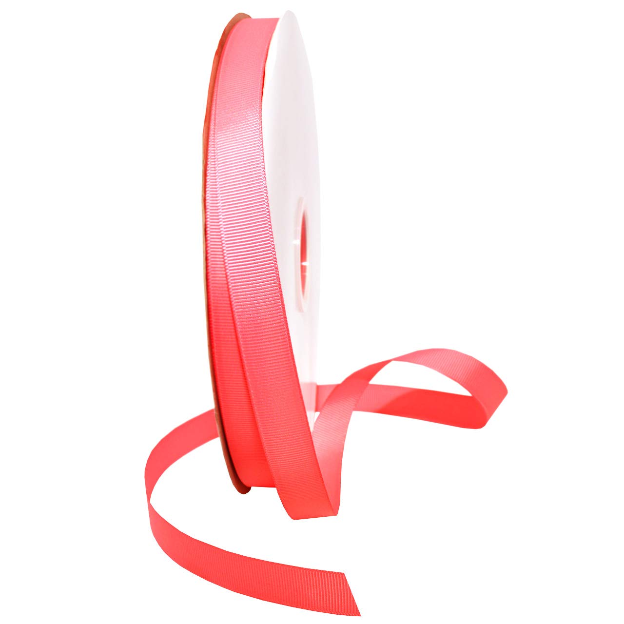 Morex Ribbon Grosgrain tela, 5/8" x 100 Yd, Coral Rose