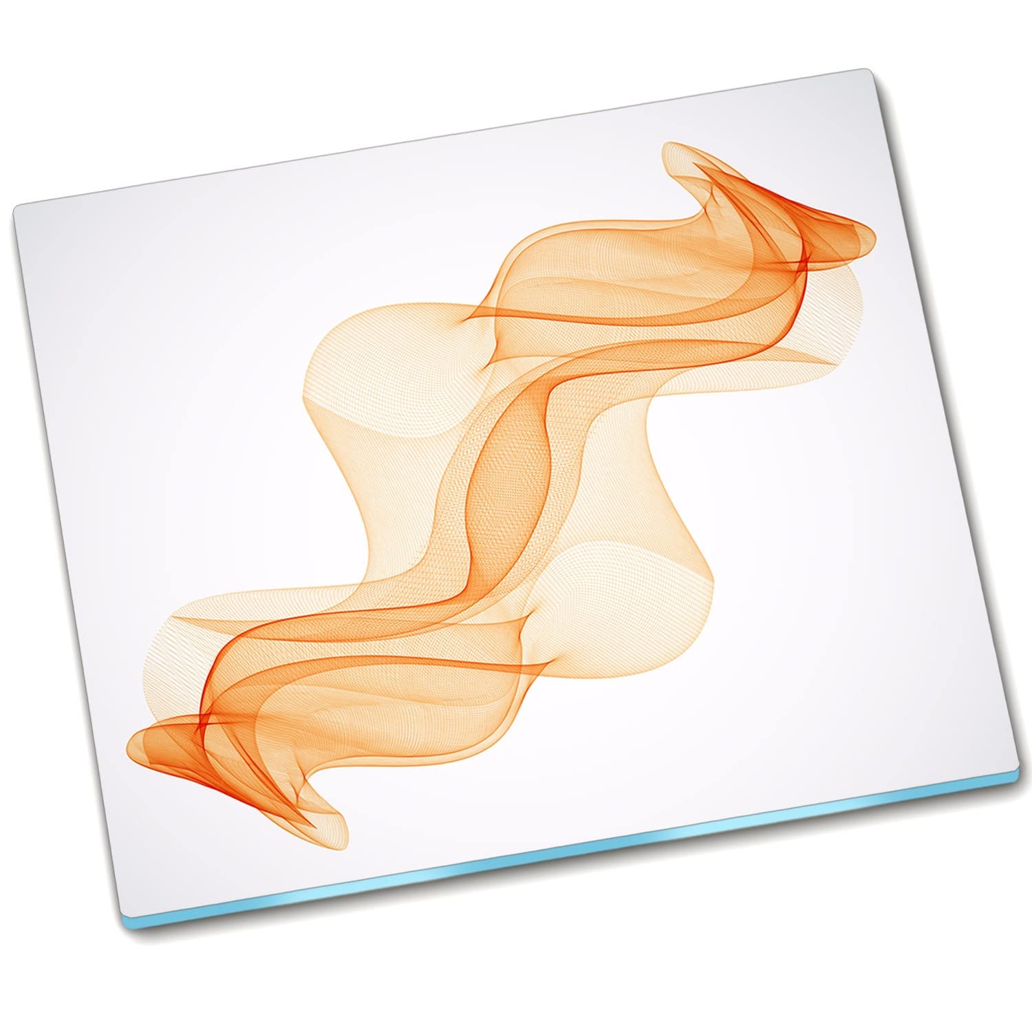 Planches à découper en verre 60x52 cm et plaque de protection de cuisine décorative fumée