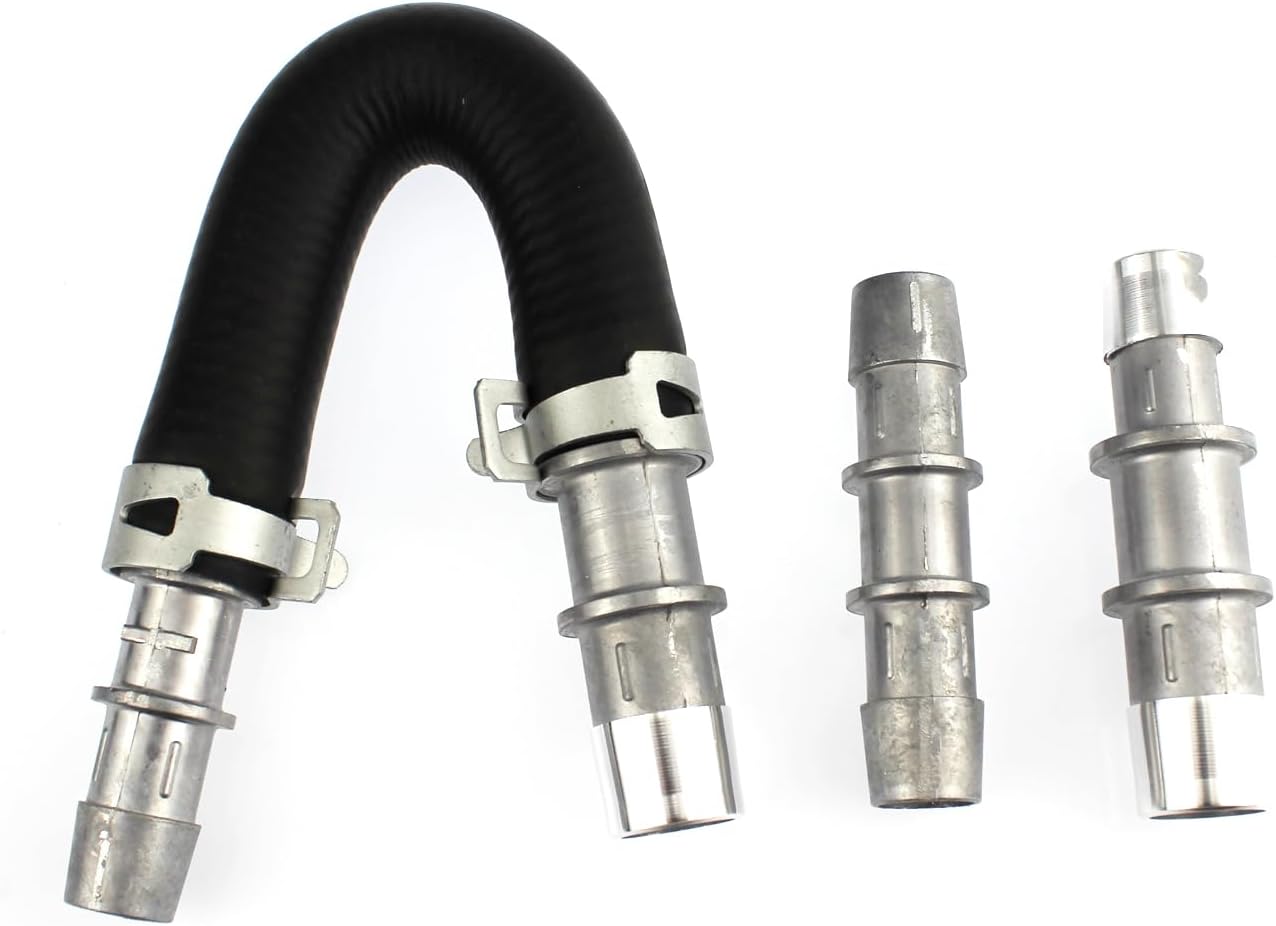Upgrade Aluminum Engine Heater Core Bypass kit With 5/8" 3/4" Hose Universal Fit Replaces 626-001 (Heater Hose Assembly)