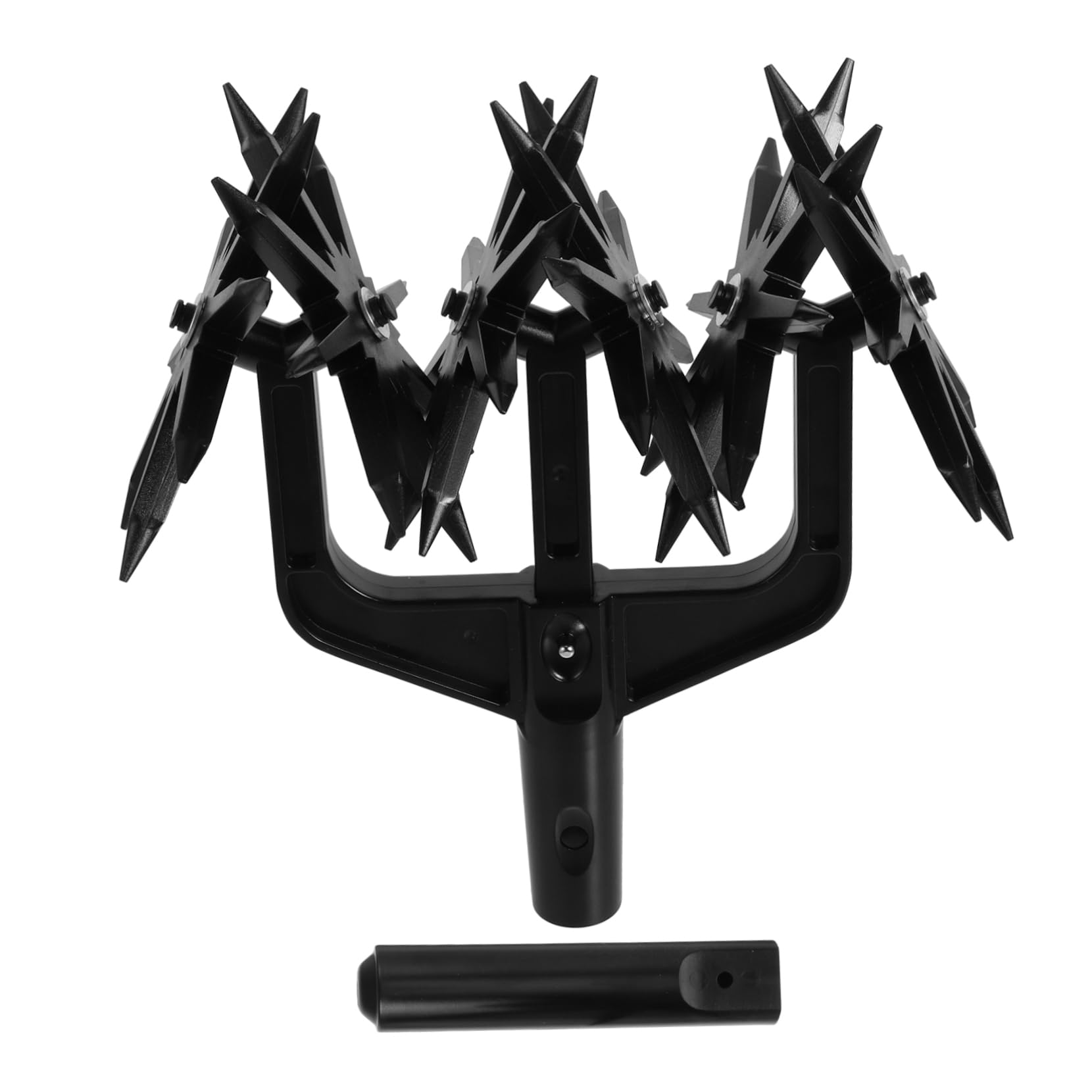 Coltivatore Manuale in Plastica per Terreno da Giardino Attrezzo Rotativo Scarificatore Aeratore Risemina per Famiglie E Giardinaggio