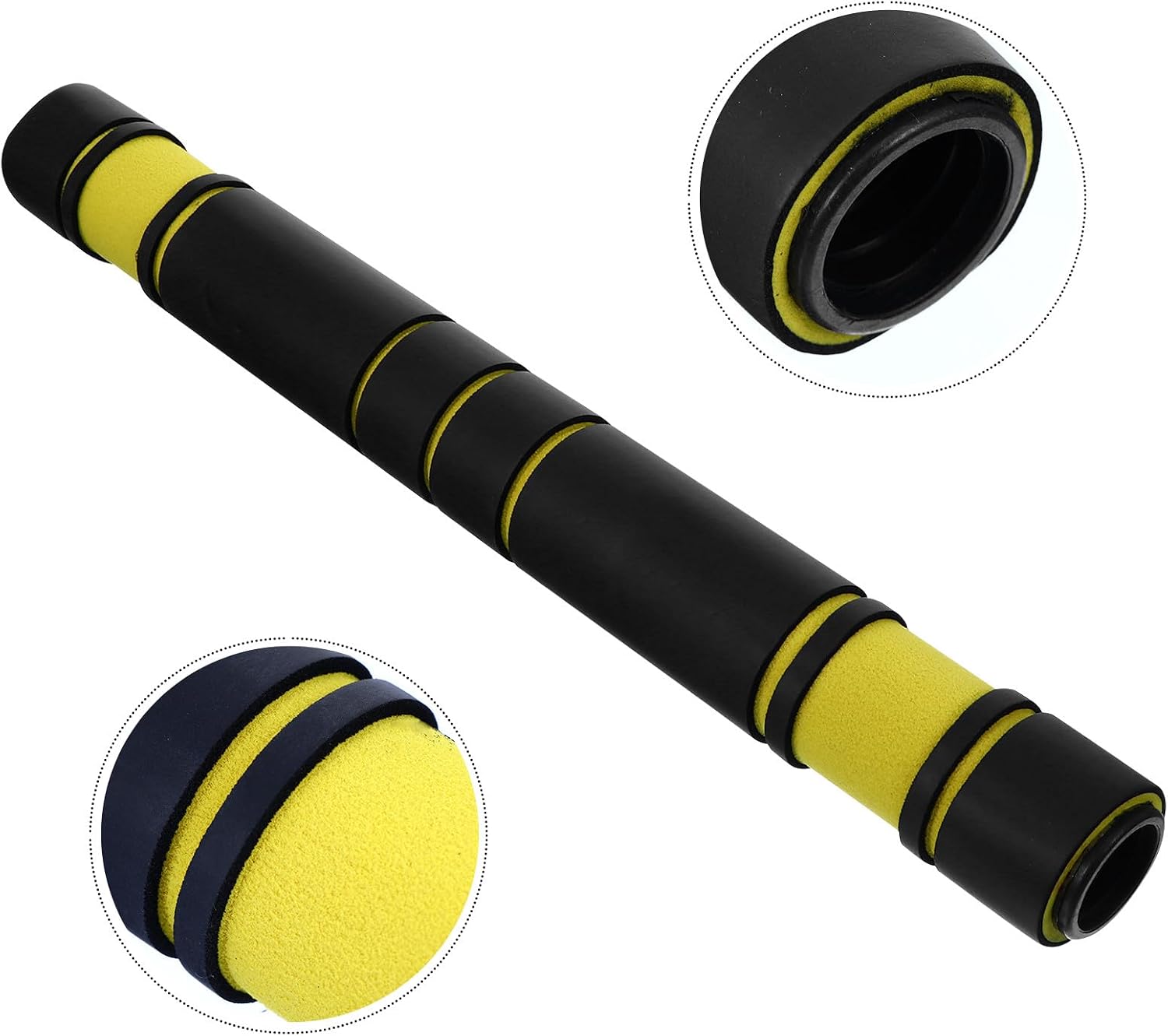 Dumbbell Connecting Bar 40cm Barbell Connector Bar Weightlifting Equipment Extension Bar Yellow Sports Strength Training