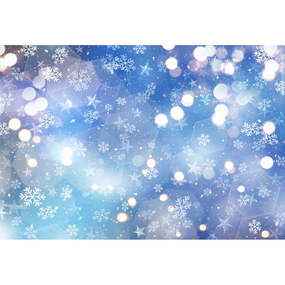 Snow Bokeh Backdrop For Photography Winter Snowflake Glitter Dots Photo - View #4
