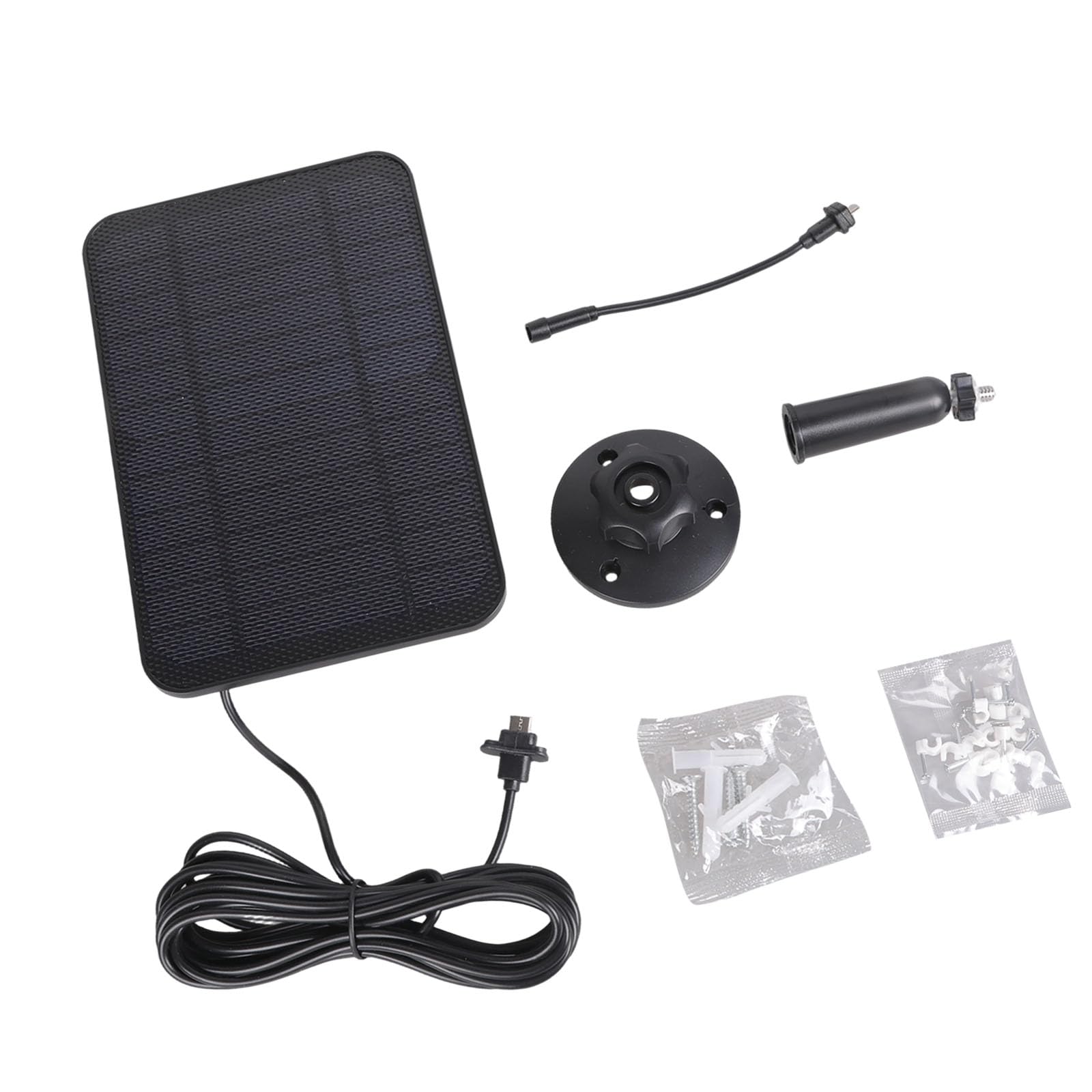 Panneau solaire économie d'énergie Type-C pour alimentation continue de caméra