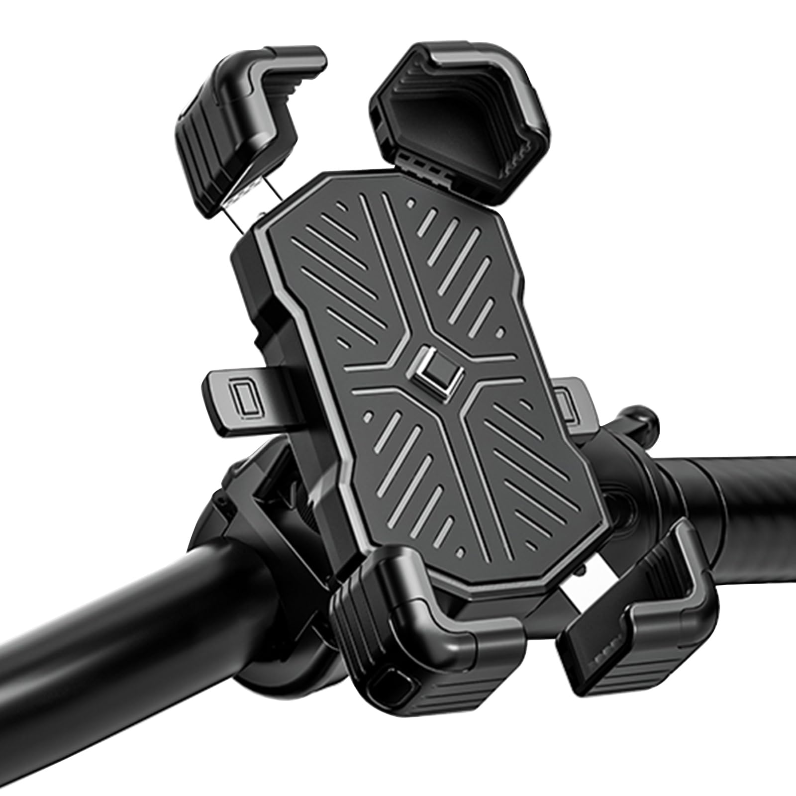 Motorcycle Phone Mount for Harley Davidson Softail Heritage 1981-2022 2023 2024 2025, 360 Rotatable Bike Phone Holder, One-Push Automatically Lock & Quick Release Handlebar Phone Holder