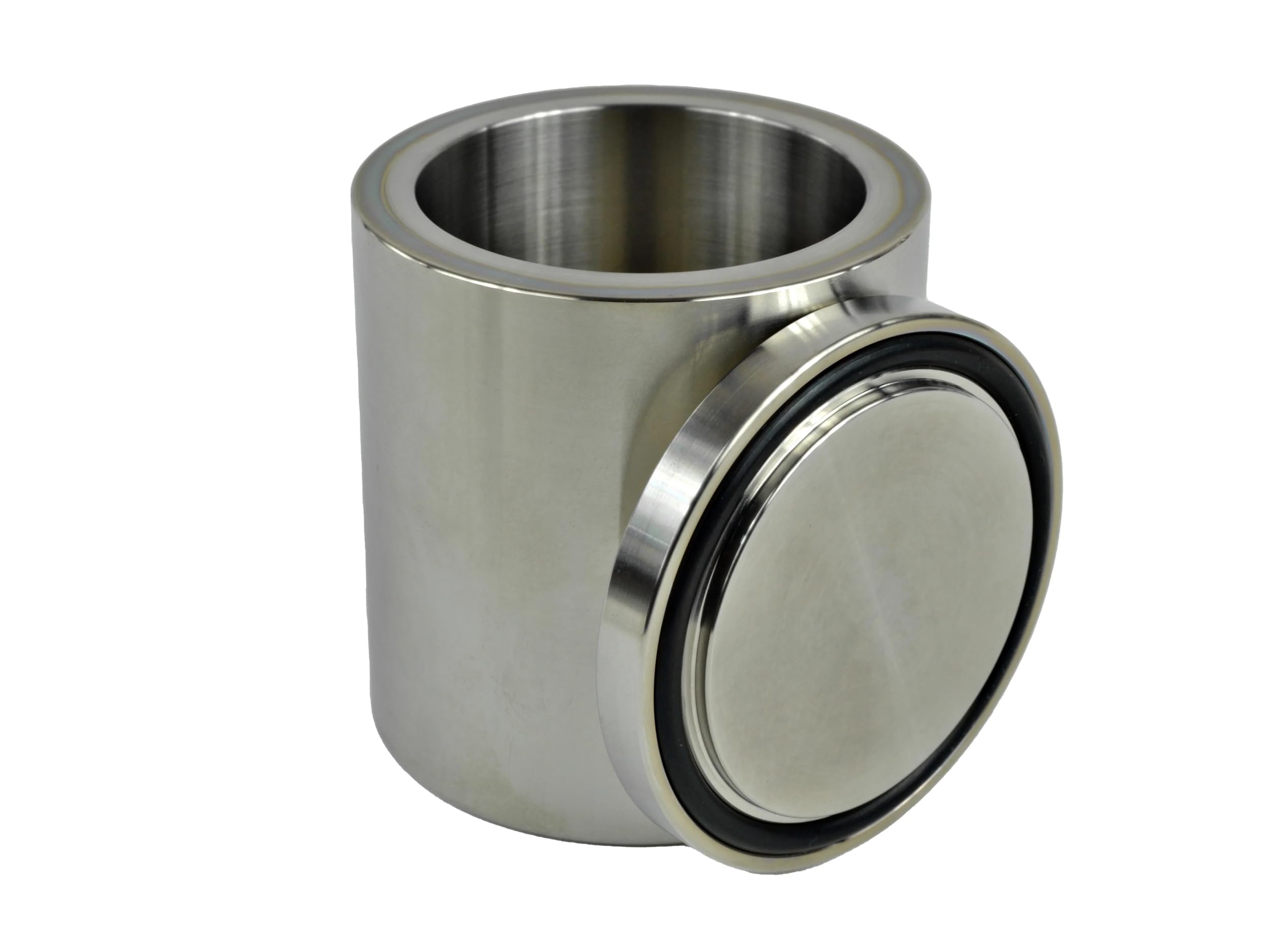 Tarro de fresado planetario de acero inoxidable de 100 ml, grado 304 for molienda de laboratorio, 1 unidad