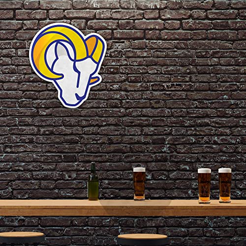 Rico Industries NFL Los Angeles Rams Primary Shape Cut Pennant - Home and Living Room Décor - Soft Felt EZ to Hang 18x0.10x18 by Rico Industries - Image 2