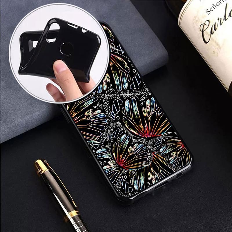 Ikiiqii Funda Para Oukitel C50 (6.80") Carcasa Tapa Case Black