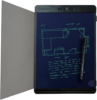 Boogie Board Authentic Blackboard Smart Pen Reusable Writing Tablet Digital Notepad – Smart Pen Stylus for Home, Office, College, Work from Home Essential for Note Taking - Letter 8.5”x 11”