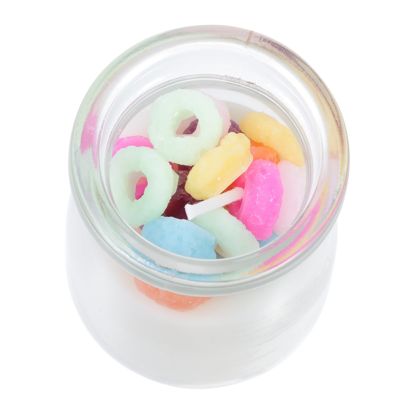 PACKOVE 2 Stück Duftkerze Donut aus Sojawachs Aromakerze mit Angenehmem Oolong Geschmack für Schlafzimmer und Aromatherapie Stilvolles