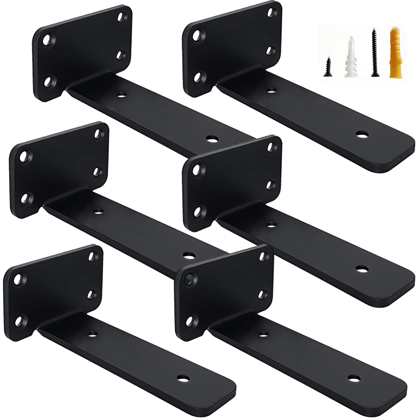 Supports étagère flottante 15,2 cm fixation murale charge lourde L