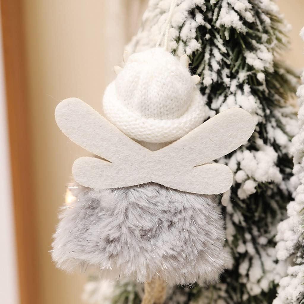 Cute Angel For Pendant Crafts Plush Elf Decoration Accessories For Christmas Trees Child Festival Gifts Party Ornam Angel Hanging Pendant