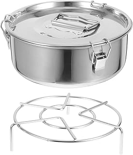 1set Stainless Steel Cake Mold Set Lid Versatile Steaming Accessories for Pressure Cookers and Ovens for Puddings Muffins and Vegetables