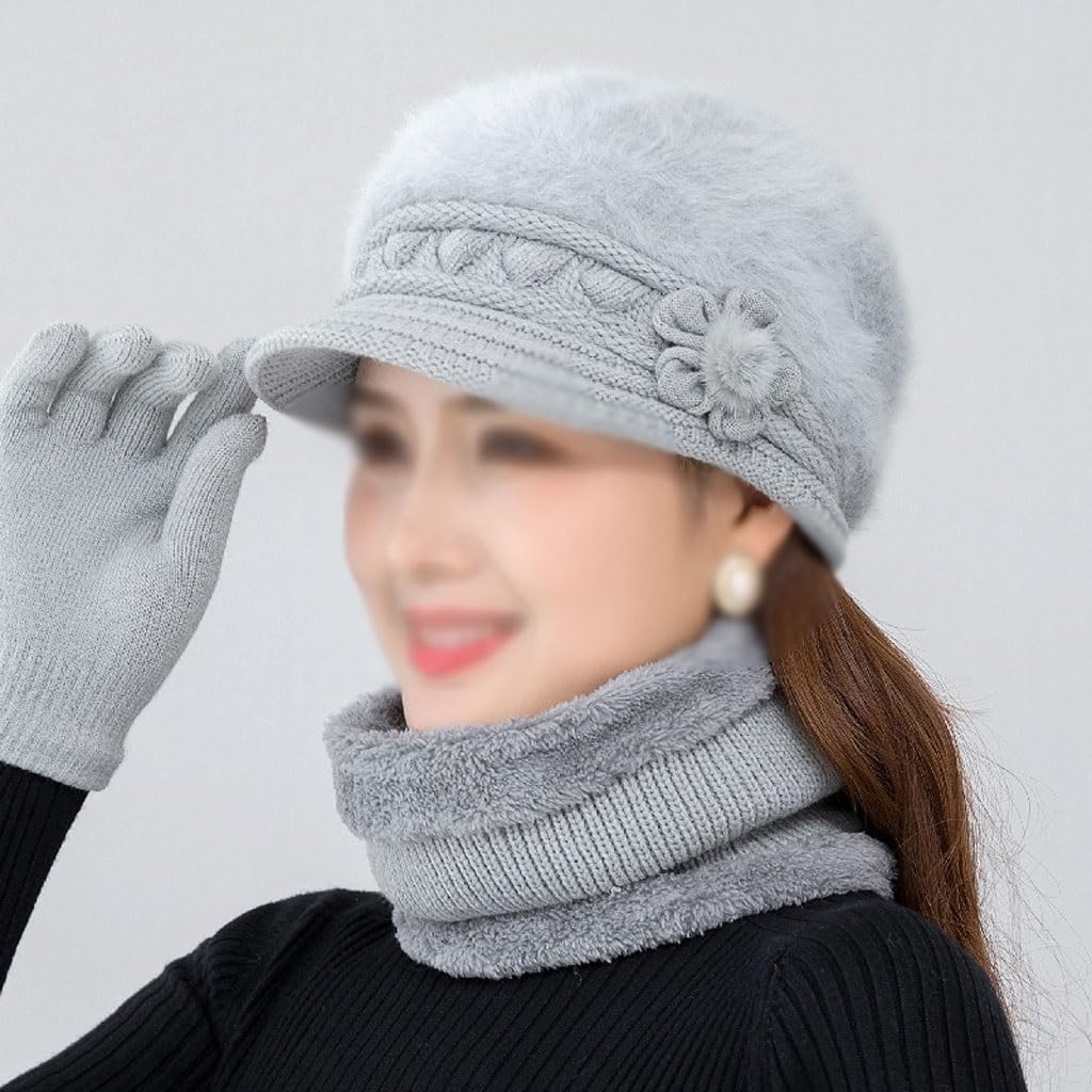 FUZHCY(たけち) 防風キャップ 高齢者用ポットハット 中年用ニットウールキャップ 暖かさ 楽天市場】レディース ニット帽 フリーサイズ 小顔  大人 ぼうし 暖かい 年配向け 旅行 ふわふわ アウトドア 秋 秋冬 冬 毛糸 中高年 お母さん ニットハット ニット帽子 あったか帽子 ... [HYBMRQVD] 中年の冬の毛糸の帽子厚く暖かい秋と冬の中年の母親高齢者のパッド入り