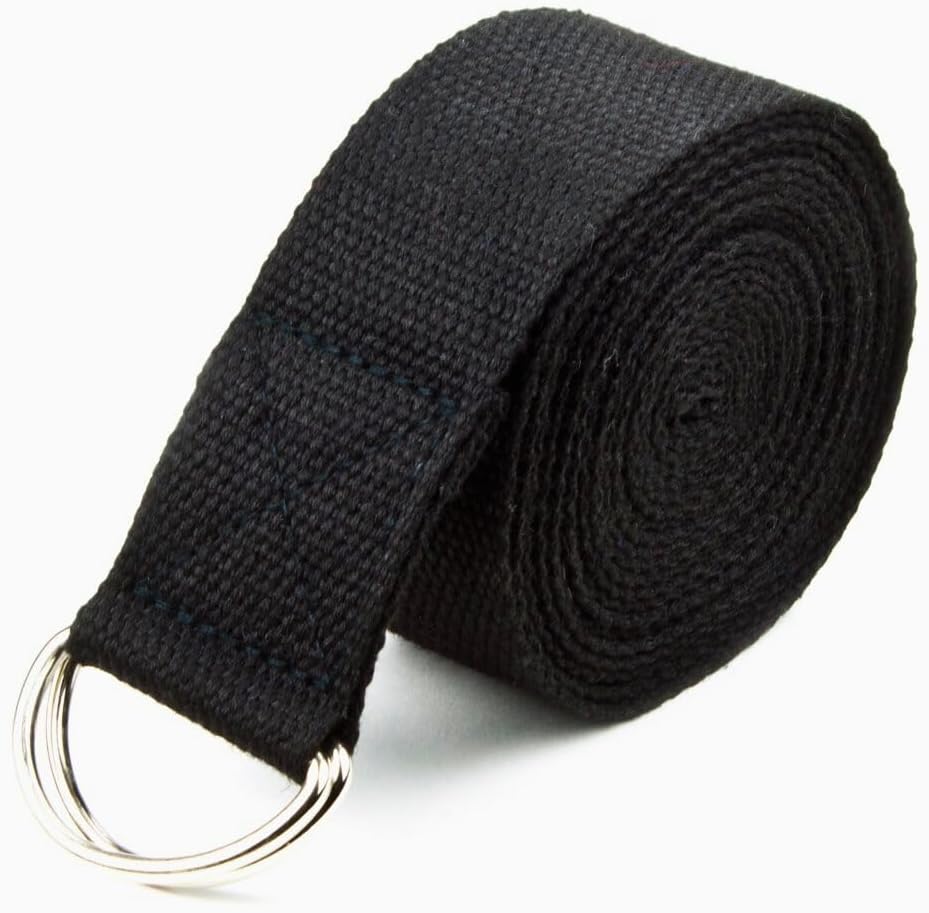 Yoga Strap for Stretching, Yoga Belt Strap for Stretching with Adjustable Buckle, 5.9 Ft for Yoga & Pilates & Gym Workouts, Stretch, Improve Flexibility & Maintain Balance
