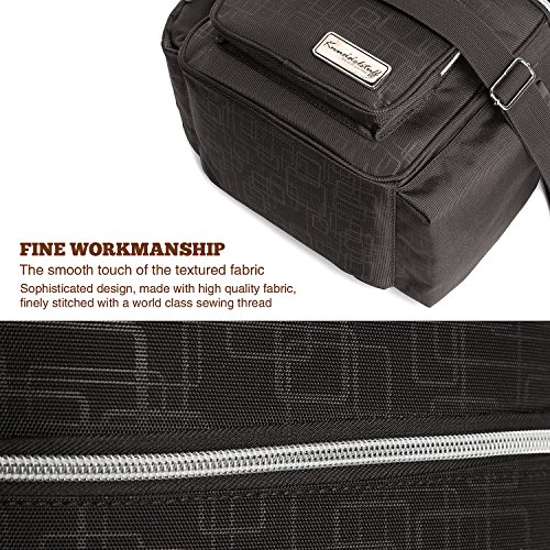 Knuddelstuff 'Winslow' Borsa per pannolini Nero