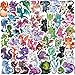 50Pcs Fire Dragon Stickers Fantasy Dragons Water Bottle Stickers for Kids Vinyl Laptop Sticker Pack, Kids Classroom Prizes for Elementary Students (Dragon)