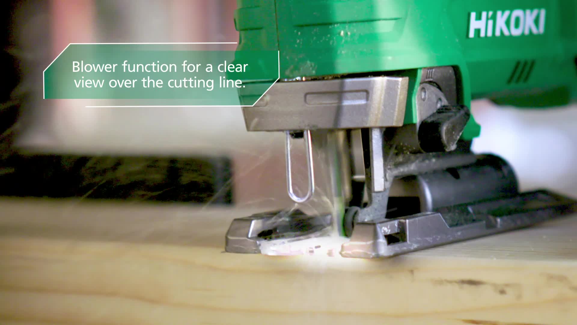 HIKOKI Akku-Stichsäge CJ18DA (Li-Ion, 18V, 26mm Hubhöhe, max 45° Schrägschnitte, 4-stufige Pendelhubfunktion… – Bild 5