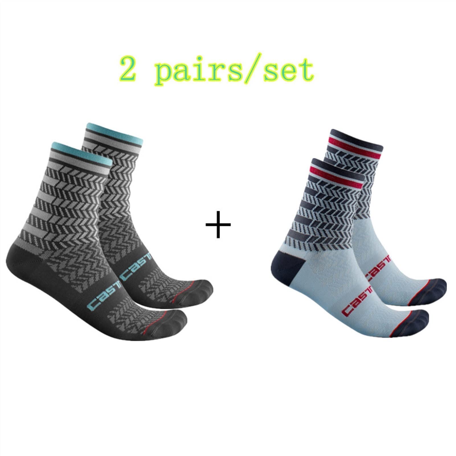 Calze for Biciclette Calze di Compressione Calzini da Ciclismo Calzini da Ciclismo Uomo e Donna Calze da Calcio da Calcio da Calcio