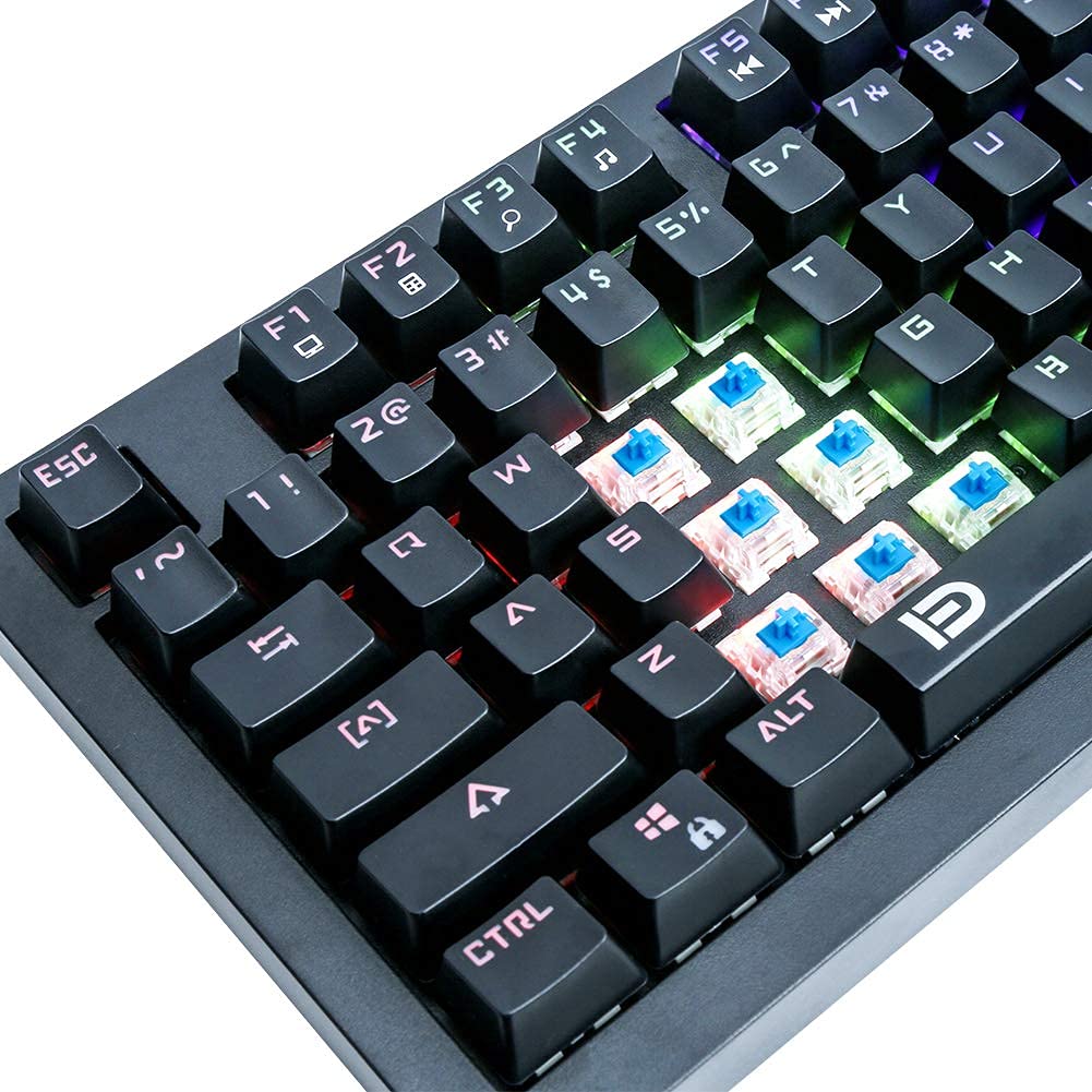 Amazon | メカニカルゲーミングキーボード 108キー付き RGB バック