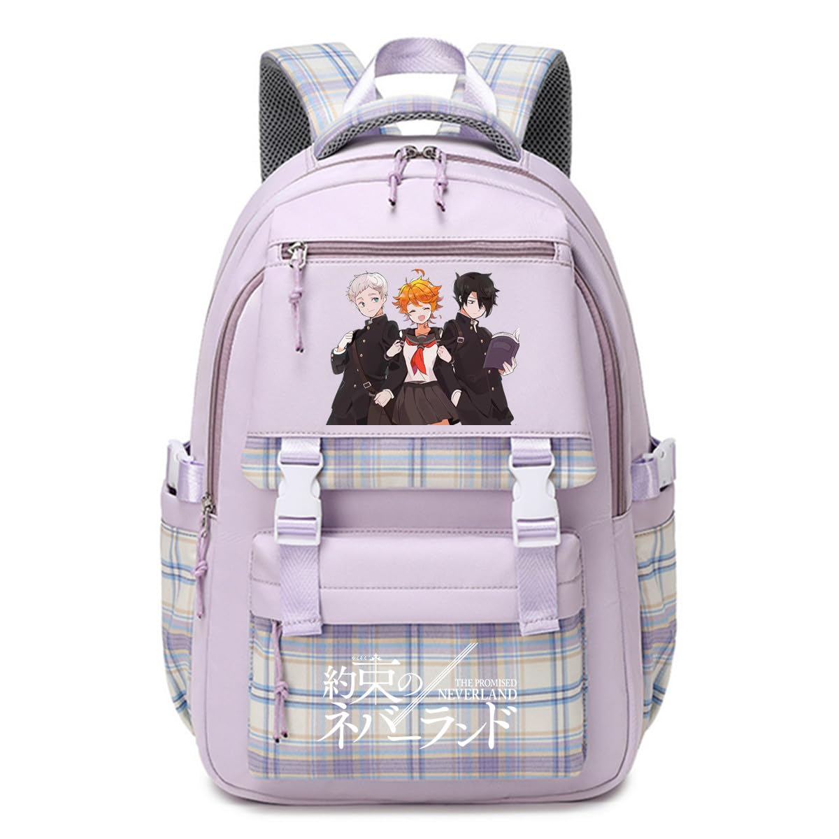 GO2COSY Anime The Promised Neverland Backpack Mochila Satchel Daypack School Bag Bookbag 19