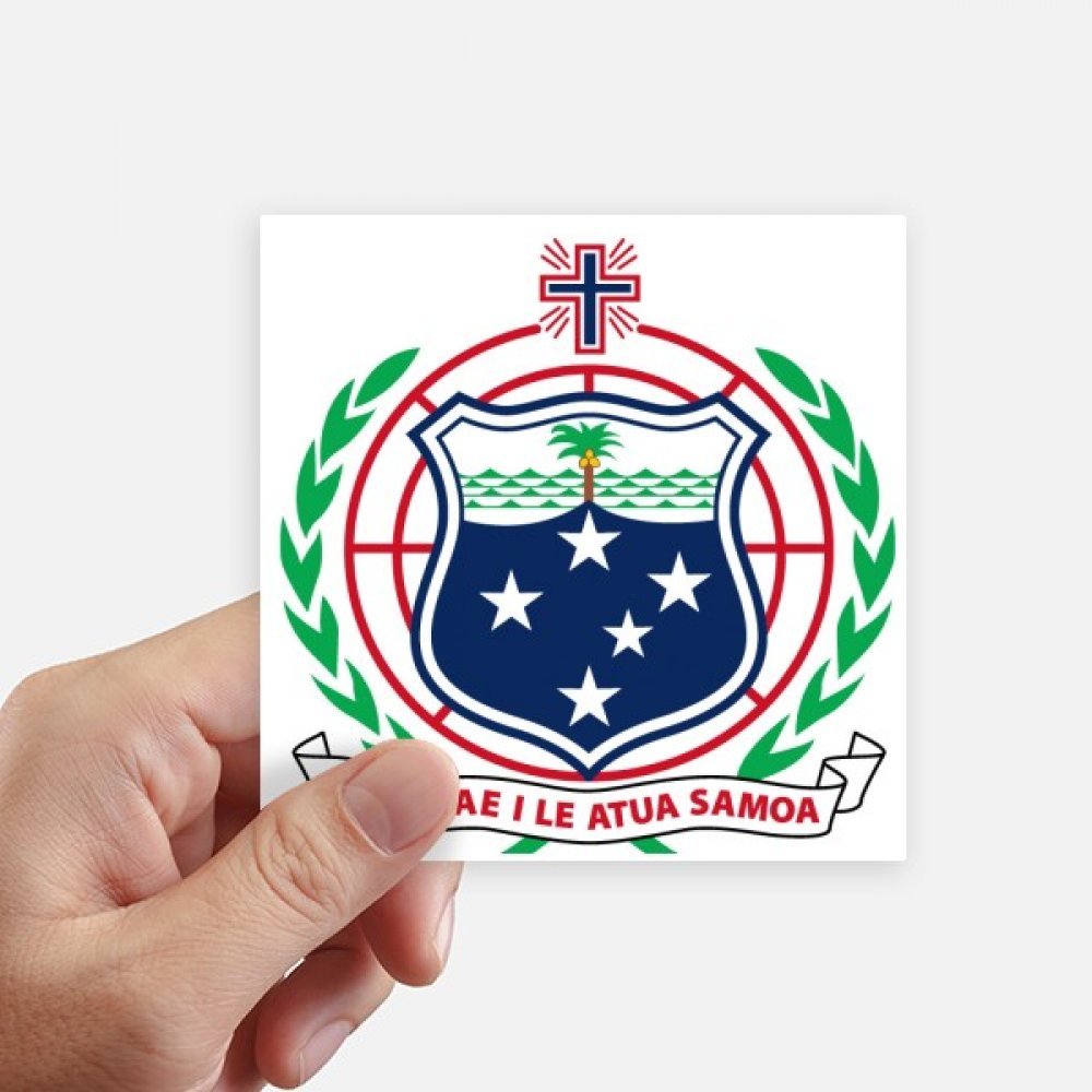 Autocollant Samoa pour valise facile à repérer sticker multicolore 10 cm contre la perte de bagage