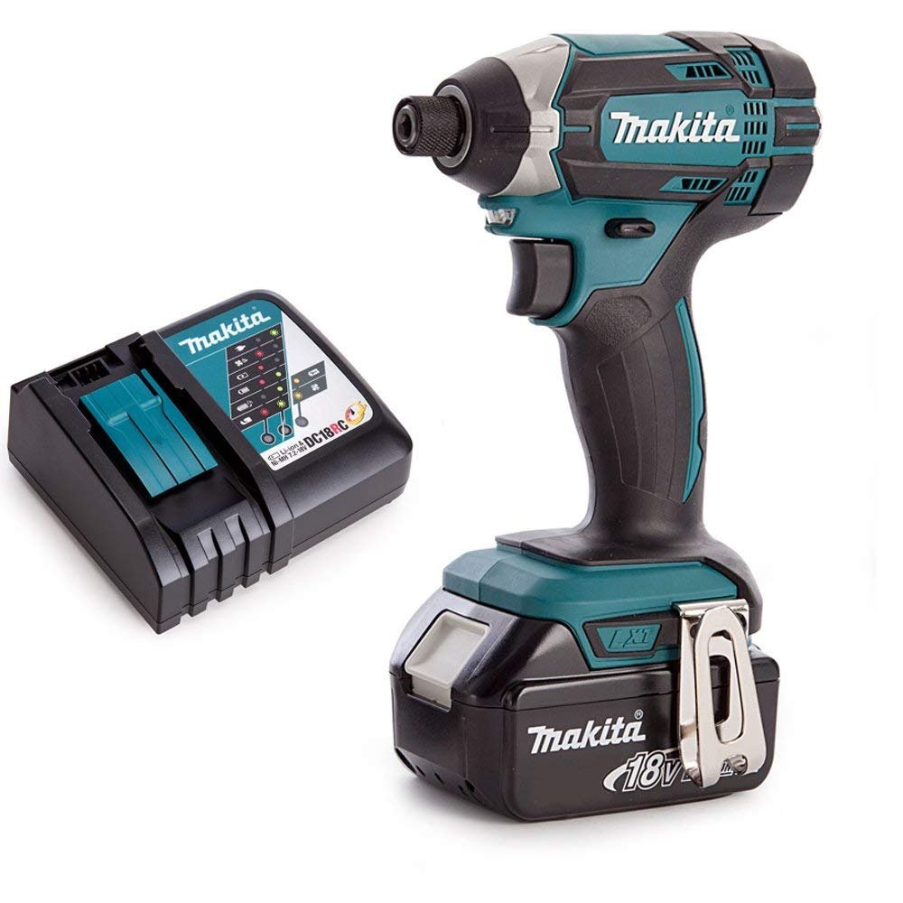 Makita DTD152Z LXT 18v Impact Driver Body with 1 x 5Ah Battery & Charger