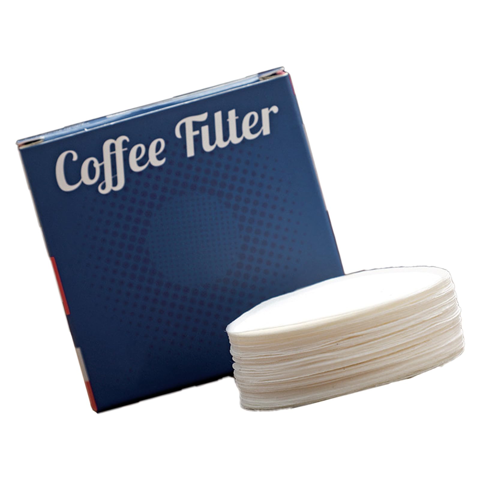HGENAHGTF 100Pcs Not Decolorant Coffee Filter Papers for Espresso Machine Handle Accessories Round Filter Paper