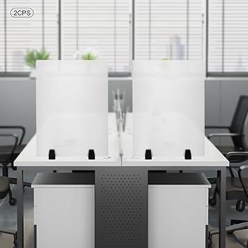 Desk Divider Desk Dividers for Students, Desktop Privacy Panel, Privacy Divider Desk Privacy Panel Privacy Shields, Desk Partition (Acrylic, 24W x 18H-2 Panels)