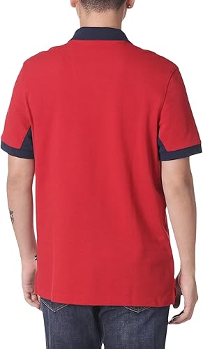 Miniatura 5 de Nautica - Camisa estilo polo de tela piqué para hombre, de manga corta, de calce clásico, de alto rendimiento