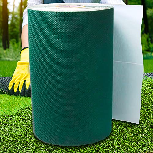 Backyard Accessories Tough Tape – Artificial Grass Seaming Tape – (6 in x 82 ft, Green) – Synthetic Self-Adhesive for Turf, Lawn, Carpet Jointing (6 in x 82 ft, Green)