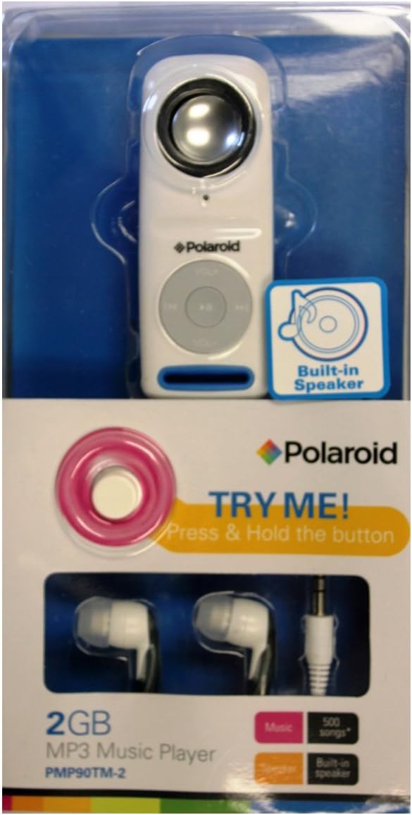 Polaroid MP3 Player 2GB With Built in Speaker