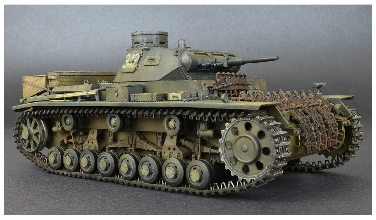 Amazon | ミニアート 1/35 ドイツ軍 3号戦車D/B型 プラモデル