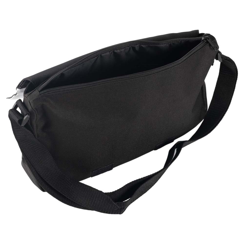 Ocadeau Fototasche mit eigenem Foto - Schultertasche mit bedruckbarer Frontklappe - Schwarze Tasche mit Foto zum Selbstgestalten
