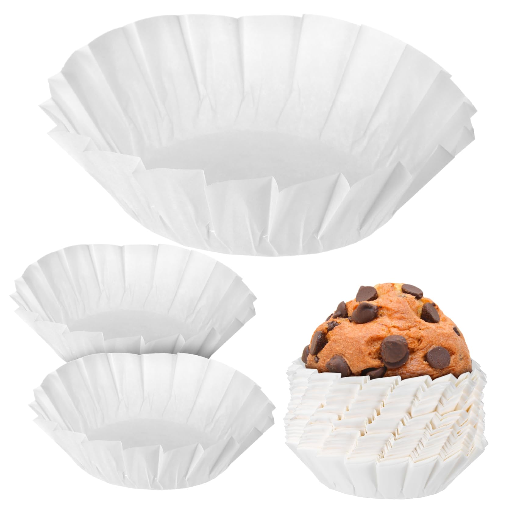 Amosfun 800 Piezas Molde De Torta Moldes Para Cupcakes Revestimientos Para Magdalenas Moldes Para Cupcakes De Tulipanes Tazas De Magdalenas Soportes Para Moldes Para Muffins Papel