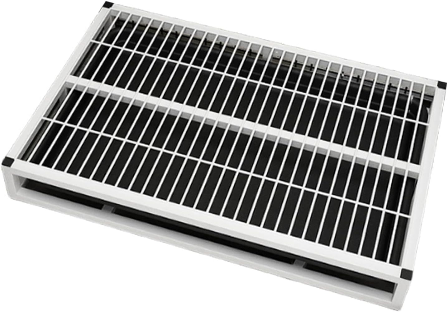 Indoor Dog, Mat Holder, Mesh Grids Keep for Cold Dorms, White L