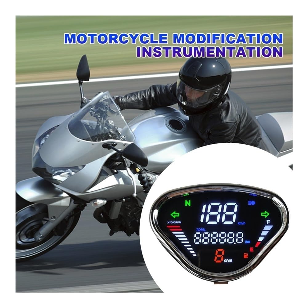tachimetro moto Contagiri per moto Contachilometri per moto Display contagiri digitale Accessori contagiri per DAX 70 CT50 CT70