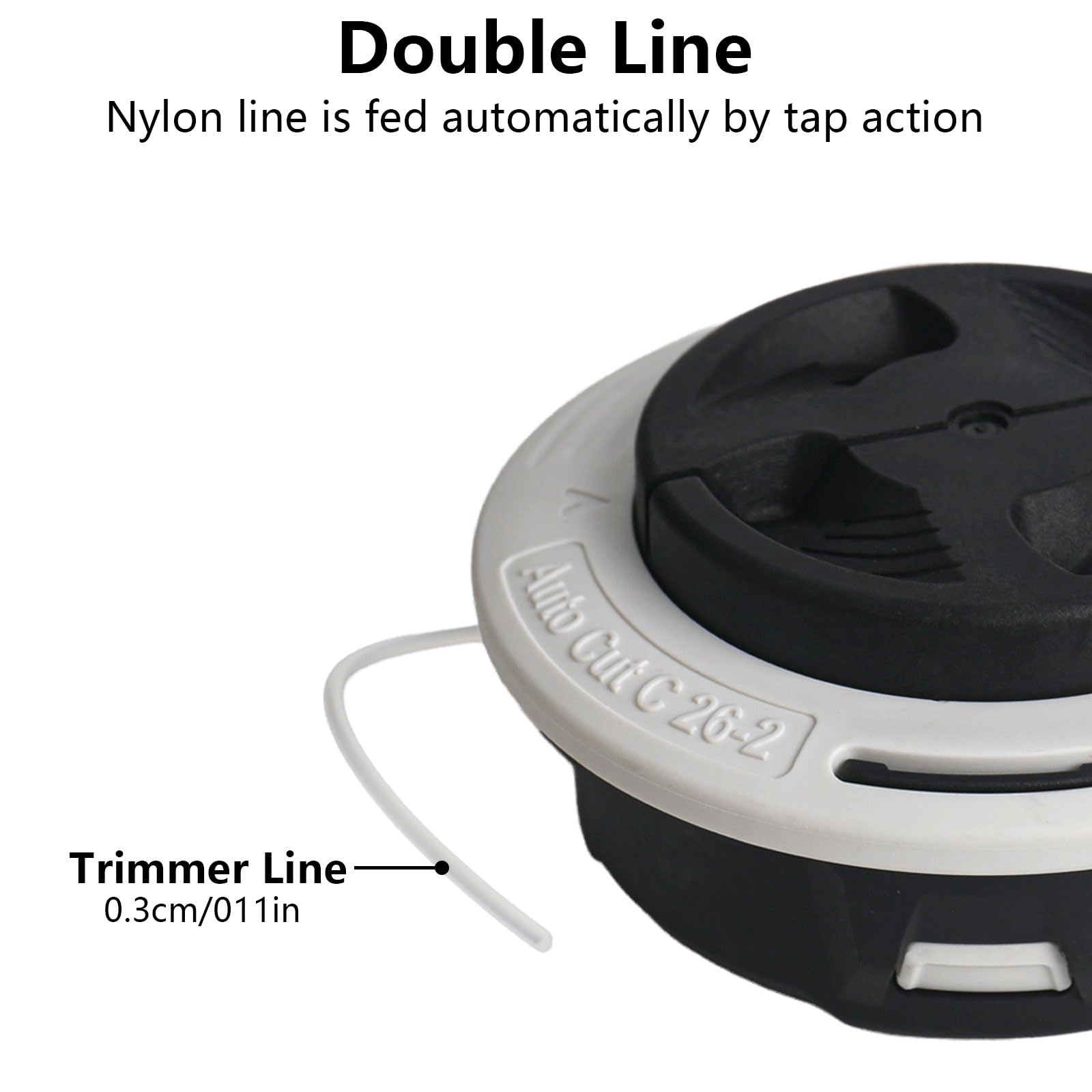 2 Testine Tagliaerba Per Stihl Autocut C26-2 - Ricambio Per Decespugliatori FS Series - Foto 2