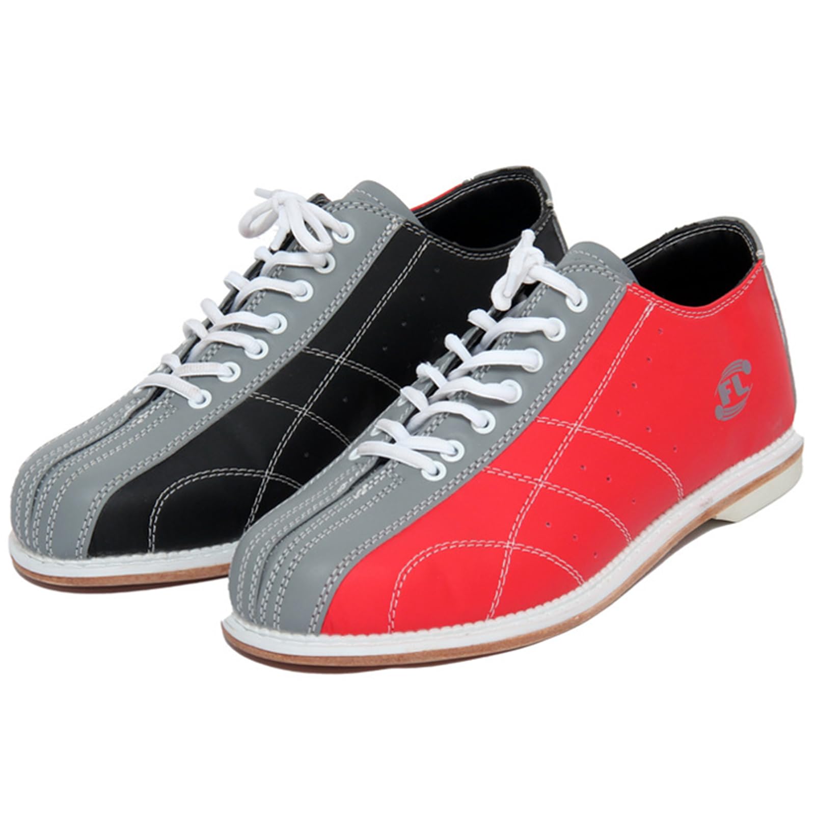 SDEQA Professionelle Bowlingschuhe für Herren, Rasen-Bowling-Sneaker, lässige Mode für Anfänger, Bowling für drinnen und draußen, rechts