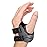Velpeau CMC Thumb Brace for Osteoarthritis - with Shape-memory Restriction Splint, CMC Joint Stabilizer, Basal Thumb Arthritis Pain Relief and Support for Women and Men (Black, Left Hand, Large)