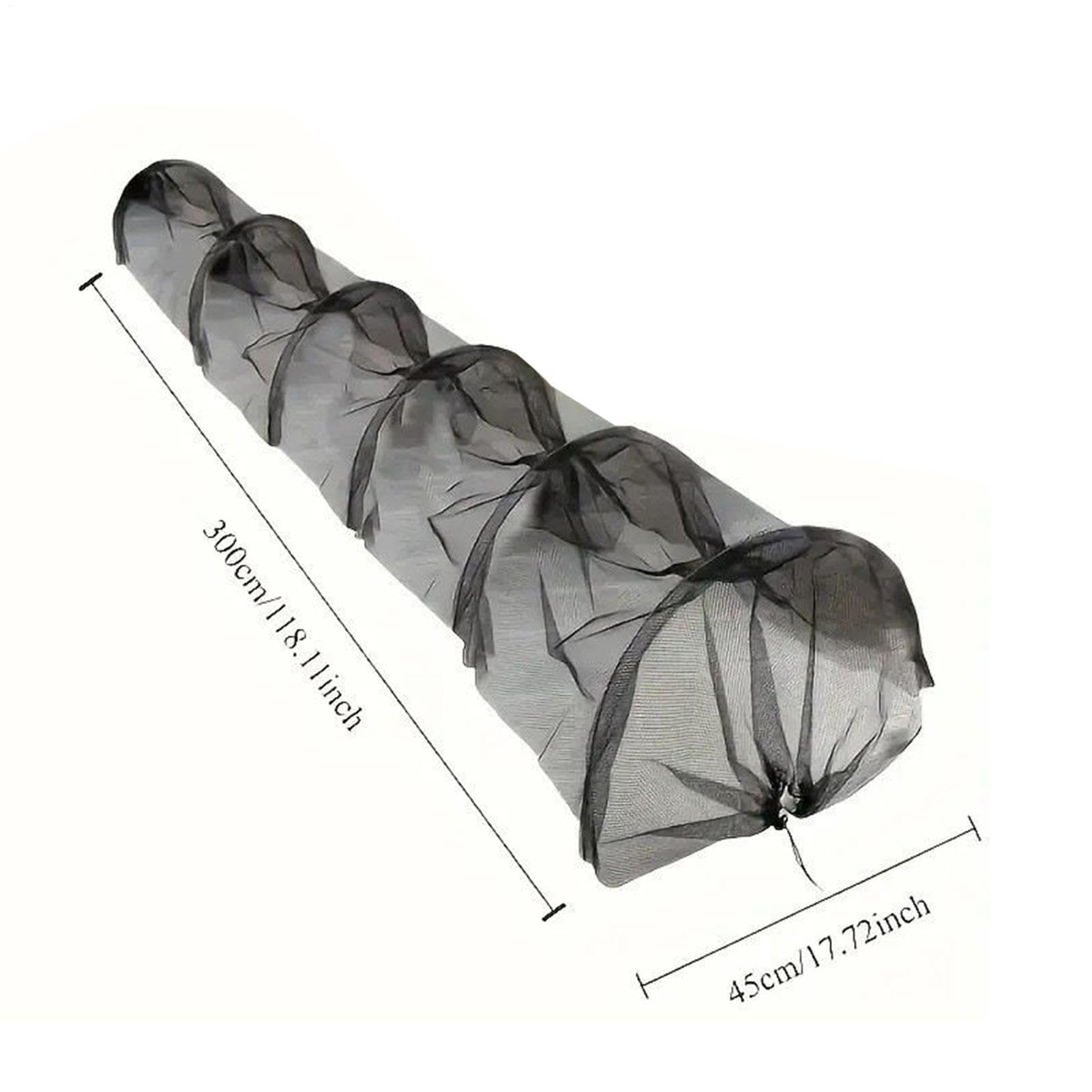 Telo copriaiuole rialzate 300x45x45 cm Protezione Isolante Termica Piante | Tunnel di Crescita Protezione Delle Aiuole Rialzate Da Esterno E Giardino, Adatta A Ortaggi, Frutta, Fiori E
