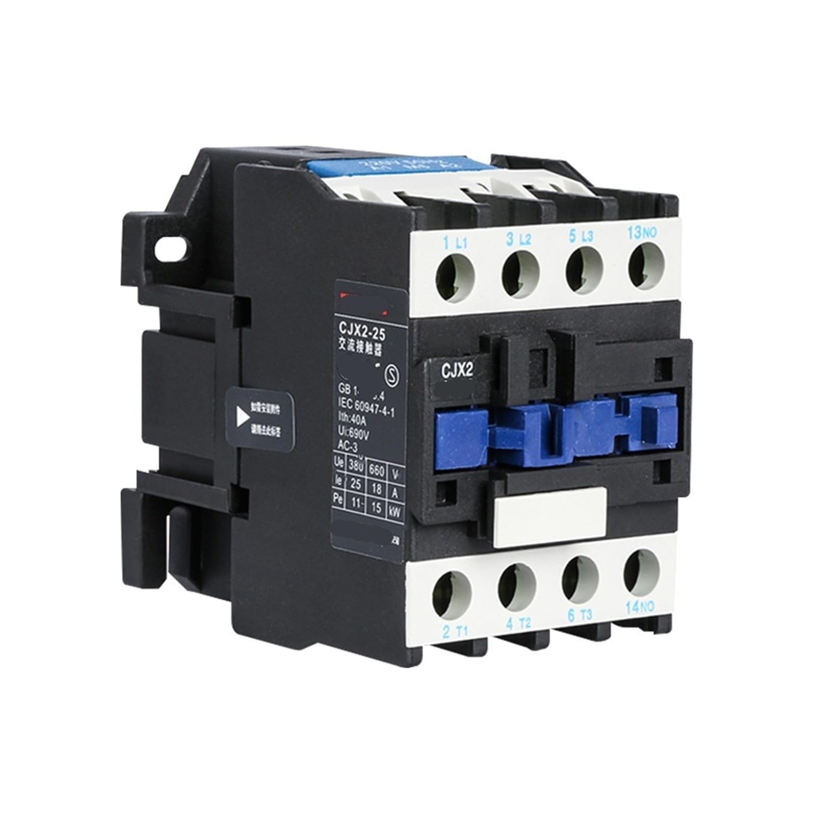 Contactor de CA CJX2-2510 2501 LC1 CJX4 Monofásico 220 V Trifásico 380 25 A(CJX2-2510 220V)